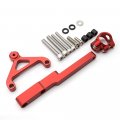 Nbvlkh Motorcycle Adjustable Steering Damper Stabilizer Safety Control With Mounting Bracket Kits Fit For Honda Cb1000r 2008