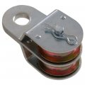 Hardware Essentials 852494 Double Sheave Fixed Pulley 1-1 2 Gray 
