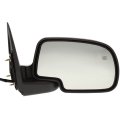Passenger Side Power Door Mirror For Gmc Yukon 2000 2001 2002 Heated Glass Textured Black Replacement Gm1321247 15179833 Manual 