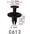 Autobahn88 Trim Panel Push-type Clip Compatible With Ford Oem N806322s Pack Of 20