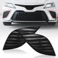 Saihisday 2 Pcs 81481 06180 Front Bumper Fog Light Cover Replacement For Toyota Camry Se Xse 2018 2019 2020 Replaces 6170 81482 