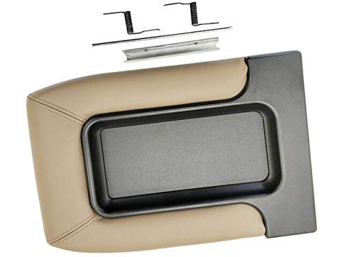 Armrest Center Console Lid Kit With Bracket Tan For 2001 2006 Chevy Silverado 2500 Hd Front Row Split Bench Seat