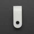 Baomain R-type Cable Clamp 1 2 Inch White Uc-3 Pack Of 50