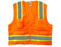 Ergodyne Glowear 8248z Class 2 Two-tone Surveyors Vest 2x-large 3x-large Orange 
