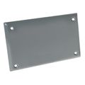 Hubbell-bell 5177-0 3-gang Blank Box Mount Weatherproof Cover 
