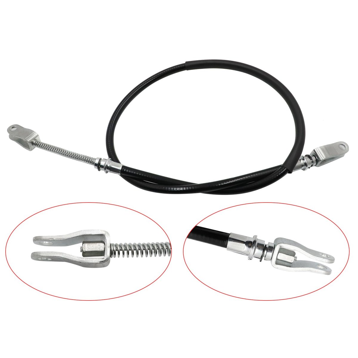 Left And Right Side Brake Cable Set For Ezgo Marathon Golf Cart 1974 1987 19038 G2 G1 Gasoline Electric Compatible