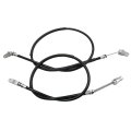 Left And Right Side Brake Cable Set For Ezgo Marathon Golf Cart 1974 1987 19038 G2 G1 Gasoline Electric Compatible