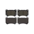 Front Brake Pads For Hyundai Genesis 2009 To 2014 4000 Hybridynamic Series Mechanical Wear Sensor 3 22 In Inner And Outer Pad 