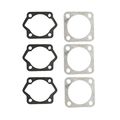 Huri 3set Cylinder Head Bottom Gasket For Motorized Bicycle Bike 49cc 60cc 66cc 80cc 2 Stroke Engine 