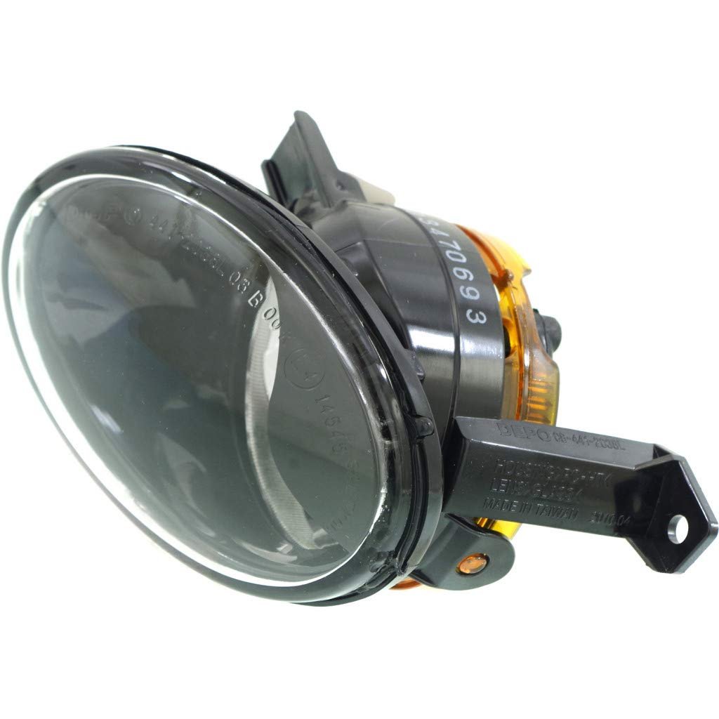 Volkswagen Jetta Fog Light Assembly 2013 2014 Driver Side Halogen Clear Lens Vw2592118 5k0941699g