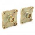 Fsfy 1 Pair Universal 23 Teeth 4 Stud Rear Wheel Axle Hub Spline For 110cc 150cc 200cc Quad Atv Buggy Go Kart Trike Dirt Bike