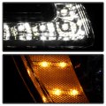 Acanii For Halogen Type 2015-2023 Chrysler 300 Chrome Bezel Led Drl Projector Headlight Headlamp Passenger Side