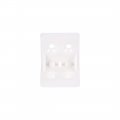 Uxcell Shelf Cabinet Door 90 Degree Plastic Corner Braces 27x27x27mm Angle Brackets 12 Pcs White