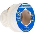 Bussmann Sl-15 15 Amp Time Delay Loaded Link Rejection Base Plug Fuse 125v Ul Listed 