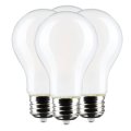 Satco 12467-8a19 Sw Led E26 930 4pk 120v A19 A Line Pear Led Light Bulb 