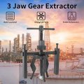 3 Jaw Inner Bearing Puller 45 Carbon Steel Pilot Tool Kit Heavy Duty Automotive Manual Machine Extractor