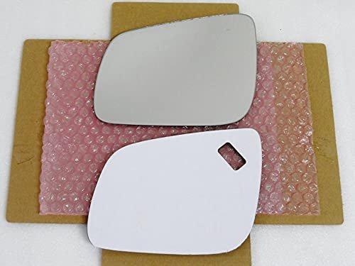 Mirror Glass For 2008 2014 Mitsubishi Lancer Driver Side Left Lh With Full Size Adhesive Flat 7 13 16 In Diagonal Measure