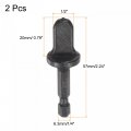 Uxcell 1 2 Swage Tube Expander Drill 4 Hex Handle Repairing Flaring Tool For Air Conditioning Copper Aluminum Pipe 2pcs