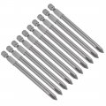 Uxcell 10 Pcs 6mm Ph1 Magnetic Phillips Screwdriver Bits 1 4 Inch Hex Shank 3 9-inch Length S2 Power Tool