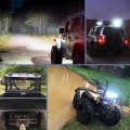 Nilight Led Pods 4pcs 6 5 Inch 120w Light Bar Triple Rows Spot Flood Combo Driving Waterproof Work Off-road Truck Car Atv Suv 