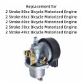 Waltyotur Bike Engine Carburetor Replacment For 49cc 50cc 60cc 66cc 80cc 2 Stroke Motorized