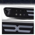 Led Bar 3rd Brake Light For 2004-2012 Chevrolet Colorado Canyon X Type High Mount Stop Rear Tail Cargo Lamps Clear Lens Black 