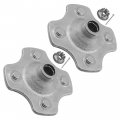 Caltric 2 Rear Axle Wheel Hub With Nut Compatible Honda Trx200 Sx Trx200d Fourtrax 200 2x4 1986-1997