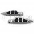 Httmt Mt216-048 Pa005x2 Stiletto Spike Footpegs Rear Compatible With 02- 08 Vtx1800 09- 18 Fury