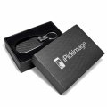 Ipick Image Made For Dodge Durango 100 Real Black Carbon Fiber Tag Style Key Chain