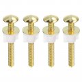 Uxcell 4pcs Toilet Seat Screws Hinge Bolt Fixings With Plastic Nuts And Metal Washers For Top Mounting Hinges Replacement Parts