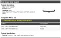 Front Upper Bumper Cover Support Made Of Steel For 2016-2019 Chevy Cruze