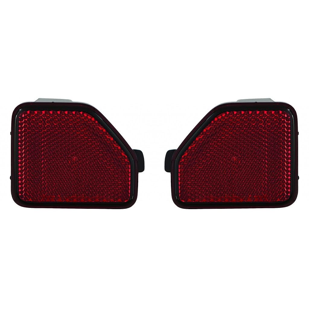 Front Bumper Reflector Driver And Passenger Side For 2018 Jeep Wrangler Capa Certified Replaces Ch1184108 Ch1185108 68281937ab