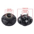 Pre Assembled 5 On 4 In Trailer Hub Kit With Bearing Replacement For 3500 Lbs 84 Spindle 6 Piece Set