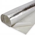 Electriduct Adhesive Backed Aluminized Radiant Heat Shield Barrier Tape Aluminum Fiberglass Protection Auto Exhaust Shielding