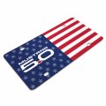Ipick Image Made For Ford Mustang 5 0 Logo Usa Flag Graphic Special Aluminum Metal License Plate