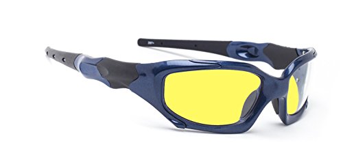 Night Driving Glasses with Canary Yellow Poly Double Sided Anti-reflective 