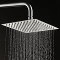 Wovier 12 Rain Shower Head Chrome Finish Stainless Steel Rainfall Square Ultra Thin 