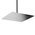 Wovier 12 Rain Shower Head Chrome Finish Stainless Steel Rainfall Square Ultra Thin
