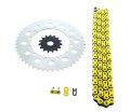 2003-2007 Fits Kawasaki Klx300r Yellow Chain Sprocket Silver 15 48 110l 