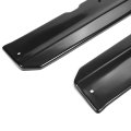 Side Skirts Rocker Panel Extension Splitter Body Kit For 1999-2004 Ford Mustang Mda Style 2 Door Models Black Abs Plastic