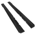 Side Skirts Rocker Panel Extension Splitter Body Kit For 1999-2004 Ford Mustang Mda Style 2 Door Models Black Abs Plastic