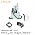 Carburetor Replacement For Yamaha Pw80 Y-zinger Big Wheel 80 Bw80 Dirt Bike With Air Filter Throttle Cable