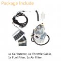 Carburetor Replacement For Yamaha Pw80 Y-zinger Big Wheel 80 Bw80 Dirt Bike With Air Filter Throttle Cable