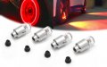 Xotic Tech 4x Racing Sport Red Led Wheel Tyre Tire Air Valve Stem Light Compatible With Toyota Camry 86 Or Hyundai Elantra 