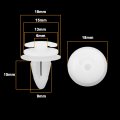 Uxcell 25 Pcs White Door Trim Panel Retainer Clips 51411973500 For Bmw