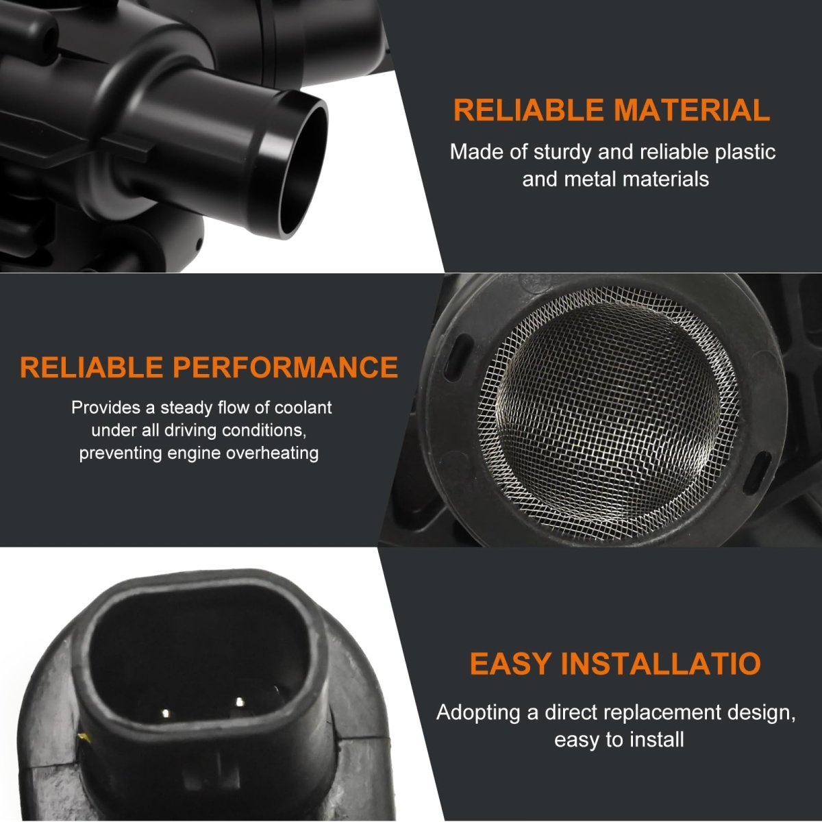 Saihisday 2702000615 Thermostat Housing Replacement For Mercedes-benz Cla 250 2014-2019 Gla 45 2015-2020 Replaces 2702000415