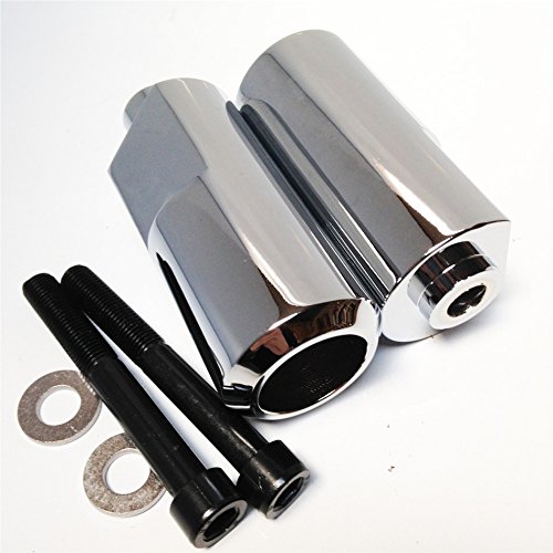 No Cut Aluminum Frame Slider Crash For 2004 2005 2006 Yzf R1 Yzfr1 Yzf-r1 Chromed B00ywcu4da