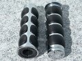 I5 Chrome Hand Grips For Honda Kawasaki Suzuki Yamaha Cruisers