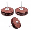 Line10 Tools 4-inch Sanding Mop Kit Moulding Flap Sander Wheel For Drill Press 120 Grit Pack Of 3 