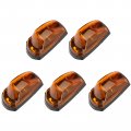 5 Pcs Cab Roof Running Top Marker Lights Amber Led Fit For 2017-2019 Ford F250 F350 Super Duty 